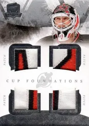 2010-11 Upper Deck The Cup - Foundations Patches #CF-MB - Martin Brodeur - New Jersey Devils