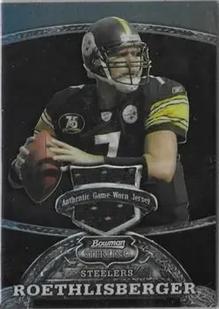 2008 Bowman Sterling - Black Refractors #55 - Ben Roethlisberger - Pittsburgh Steelers