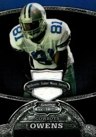 2008 Bowman Sterling - Black Refractors #76 - Terrell Owens - Dallas Cowboys
