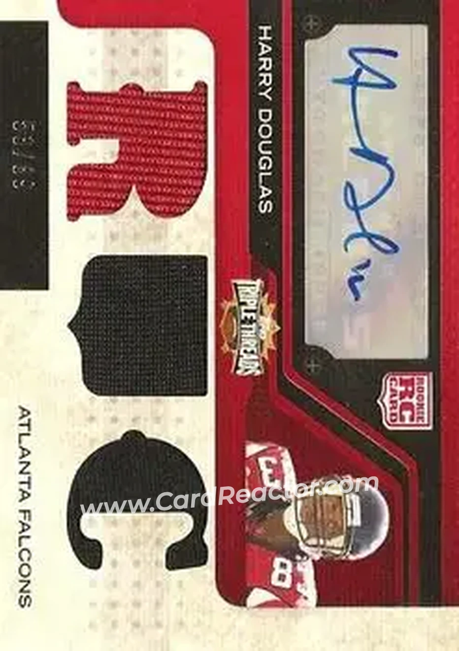 2008 Topps Triple Threads #129 - Harry Douglas - Atlanta Falcons - Front