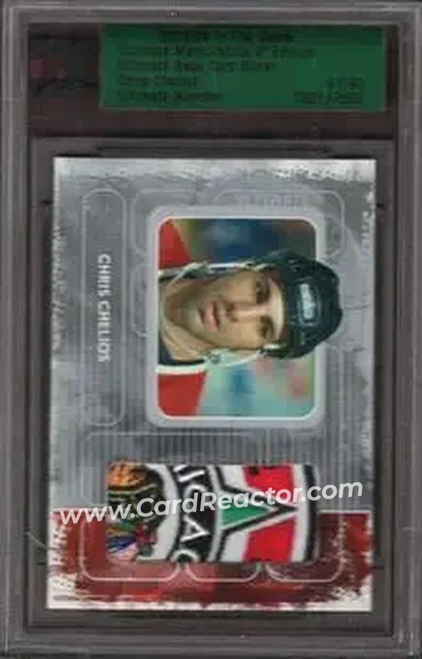 2008-09 In The Game Ultimate Memorabilia #NNO - Chris Chelios - Chicago Blackhawks - Front