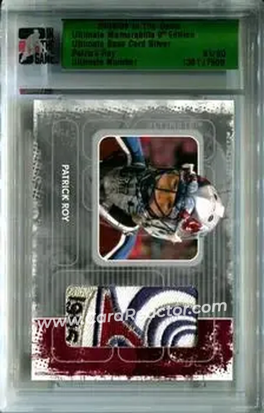 2008-09 In The Game Ultimate Memorabilia #NNO - Patrick Roy - Colorado Avalanche - Front