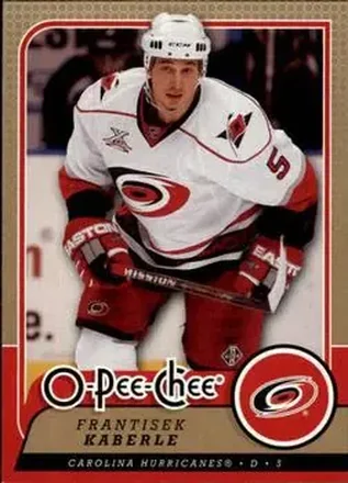 2008-09 O-Pee-Chee #4 - Frantisek Kaberle - Carolina Hurricanes