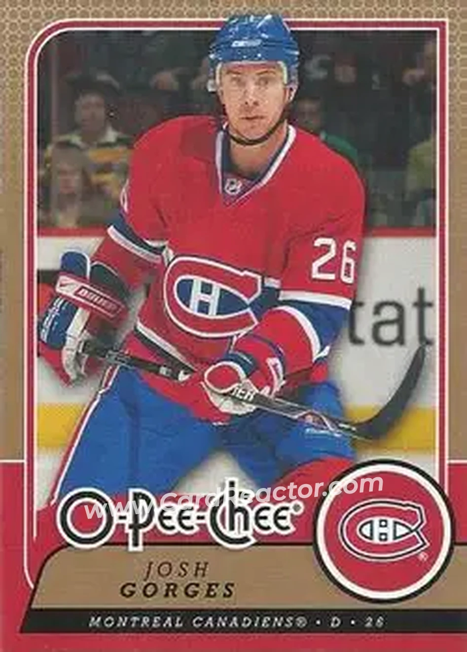2008-09 O-Pee-Chee #8 - Josh Gorges - Montreal Canadiens - Front