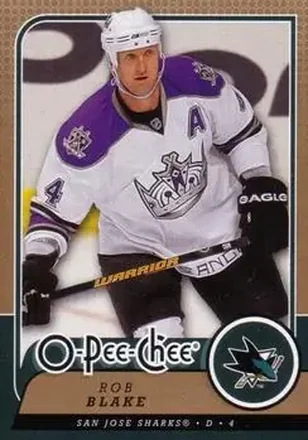 2008-09 O-Pee-Chee #9 - Rob Blake - San Jose Sharks