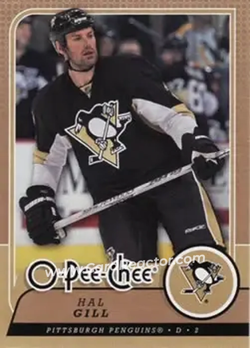 2008-09 O-Pee-Chee #14 - Hal Gill - Pittsburgh Penguins - Front