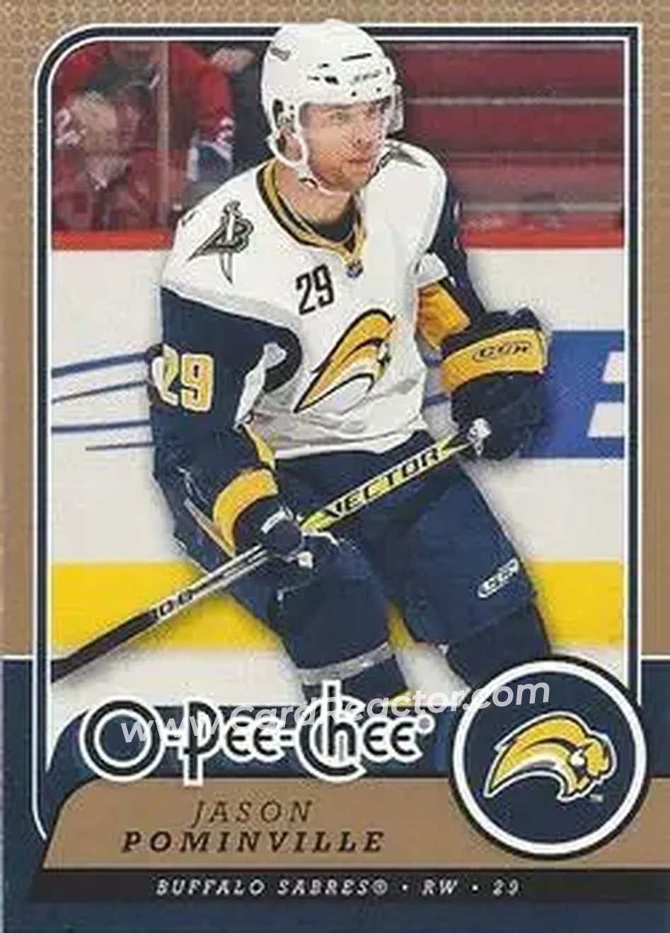 2008-09 O-Pee-Chee #16 - Jason Pominville - Buffalo Sabres - Front