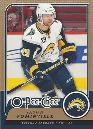 2008-09 O-Pee-Chee #16 - Jason Pominville - Buffalo Sabres