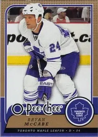 2008-09 O-Pee-Chee #20 - Bryan McCabe - Toronto Maple Leafs