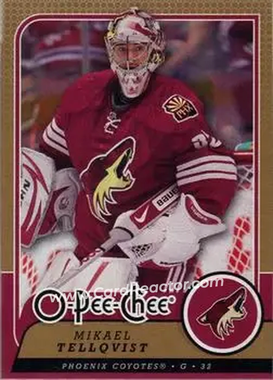 2008-09 O-Pee-Chee #23 - Mikael Tellqvist - Phoenix Coyotes - Front