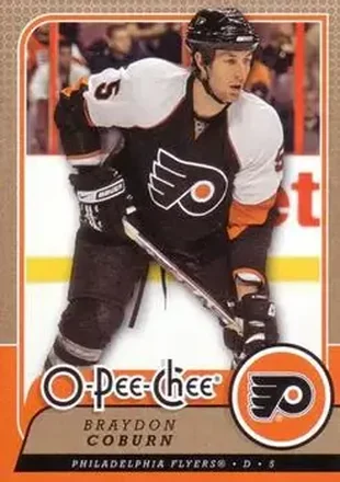 2008-09 O-Pee-Chee #24 - Braydon Coburn - Philadelphia Flyers