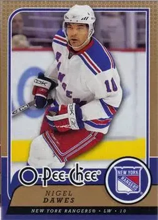 2008-09 O-Pee-Chee #25 - Nigel Dawes - New York Rangers
