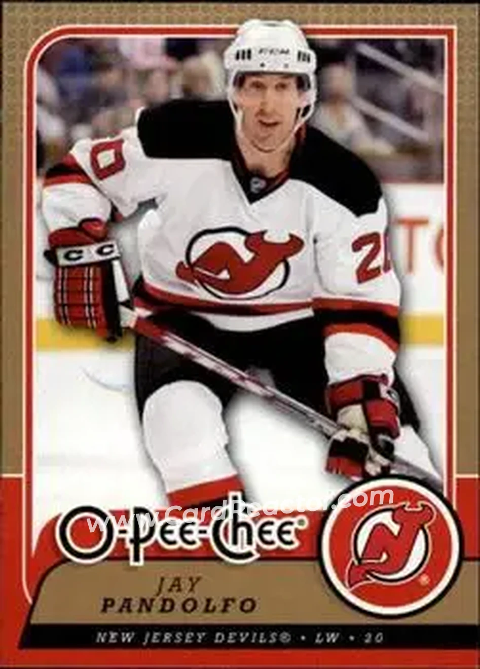 2008-09 O-Pee-Chee #26 - Jay Pandolfo - New Jersey Devils - Front