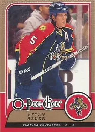 2008-09 O-Pee-Chee #29 - Bryan Allen - Florida Panthers
