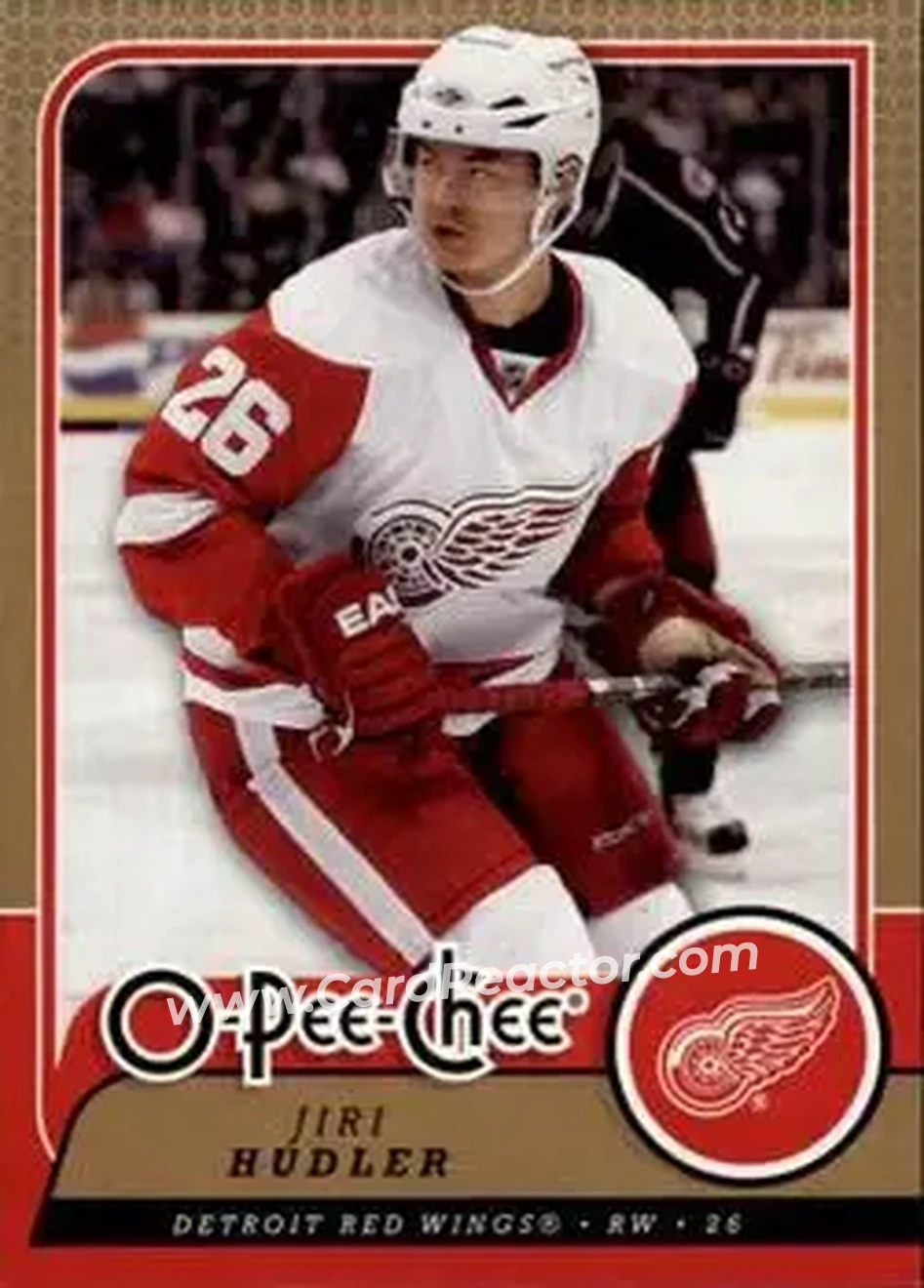 2008-09 O-Pee-Chee #30 - Jiri Hudler - Detroit Red Wings - Front