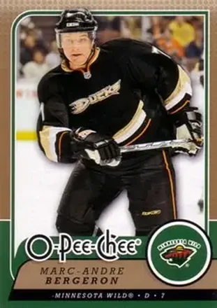 2008-09 O-Pee-Chee #31 - Marc-Andre Bergeron - Minnesota Wild