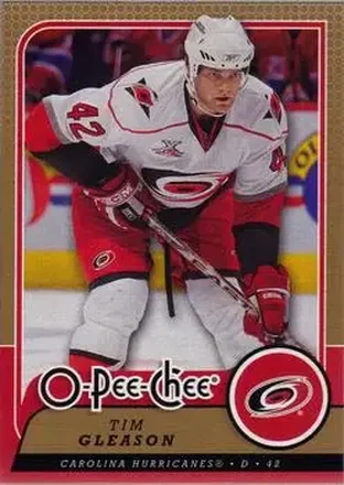 2008-09 O-Pee-Chee #33 - Tim Gleason - Carolina Hurricanes