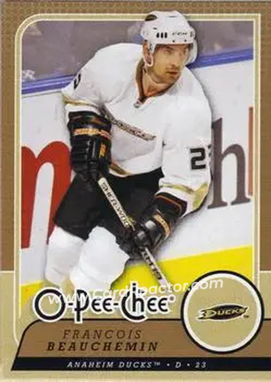 2008-09 O-Pee-Chee #36 - Francois Beauchemin - Anaheim Ducks - Front