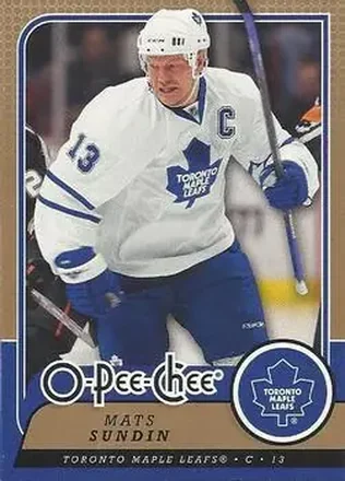 2008-09 O-Pee-Chee #38 - Mats Sundin - Toronto Maple Leafs