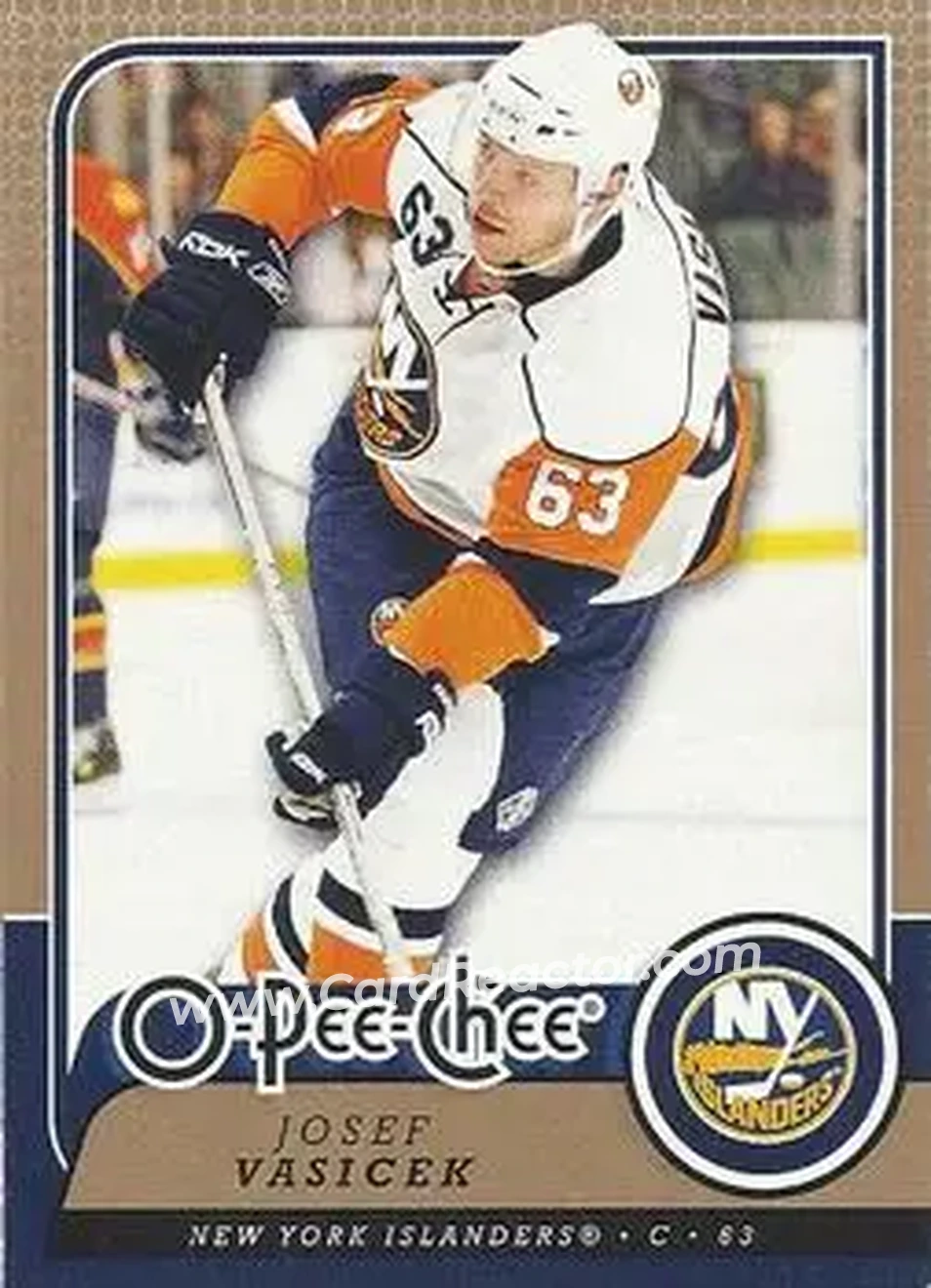 2008-09 O-Pee-Chee #46 - Josef Vasicek - New York Islanders - Front