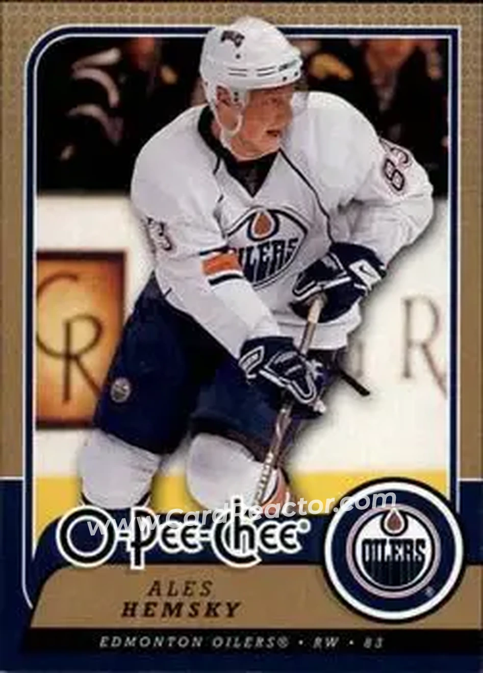 2008-09 O-Pee-Chee #49 - Ales Hemsky - Edmonton Oilers - Front