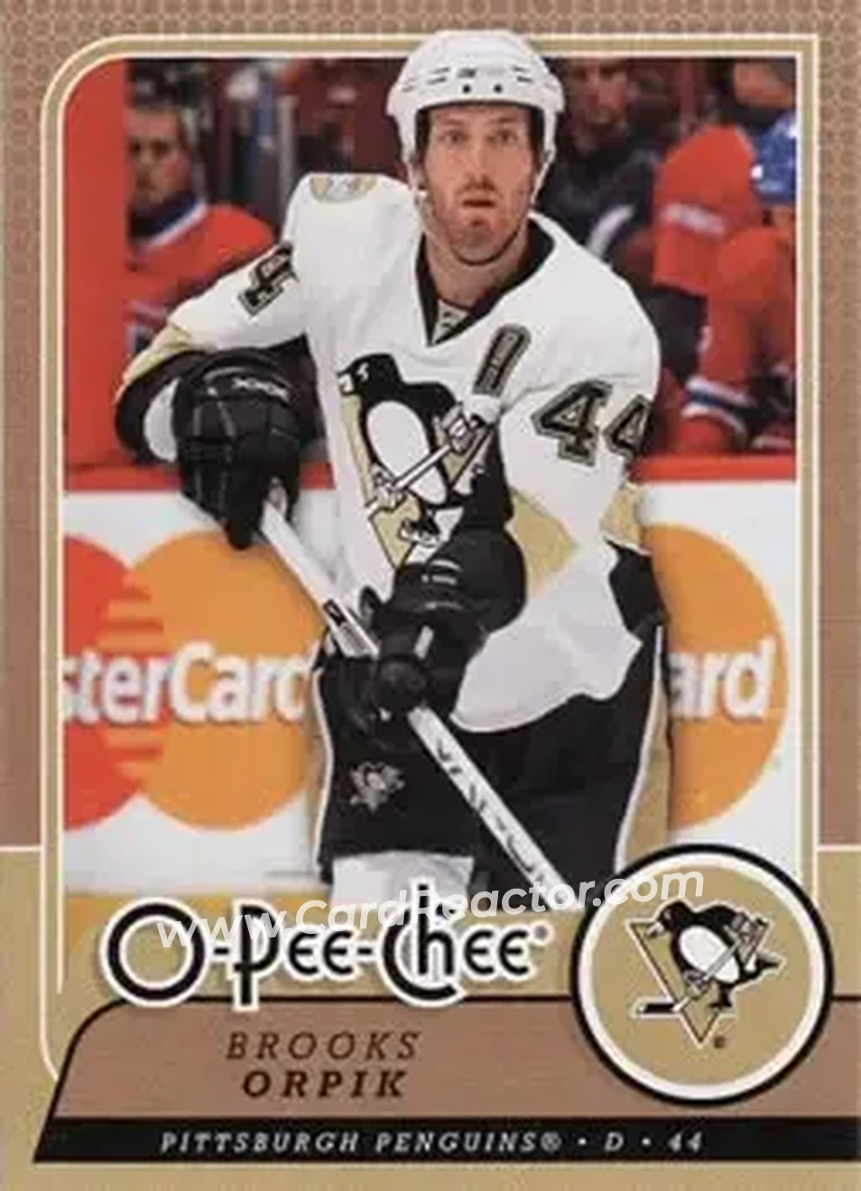2008-09 O-Pee-Chee #50 - Brooks Orpik - Pittsburgh Penguins - Front