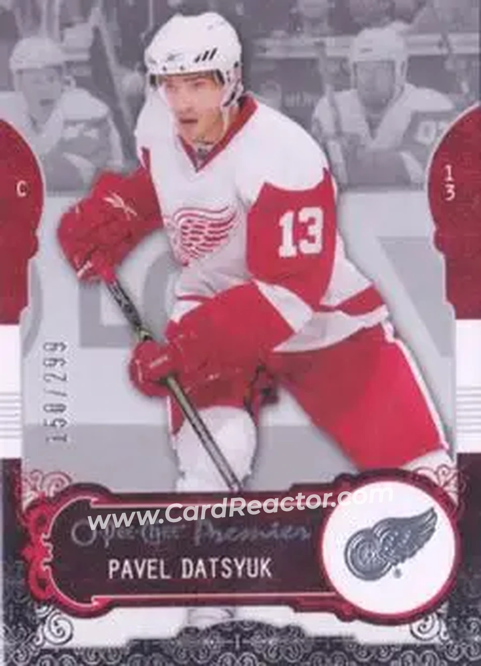 2008-09 O-Pee-Chee Premier #10 - Pavel Datsyuk - Detroit Red Wings - Front 2008-09 O-Pee-Chee Premier #10 - Pavel Datsyuk - Detroit Red Wings - Front
