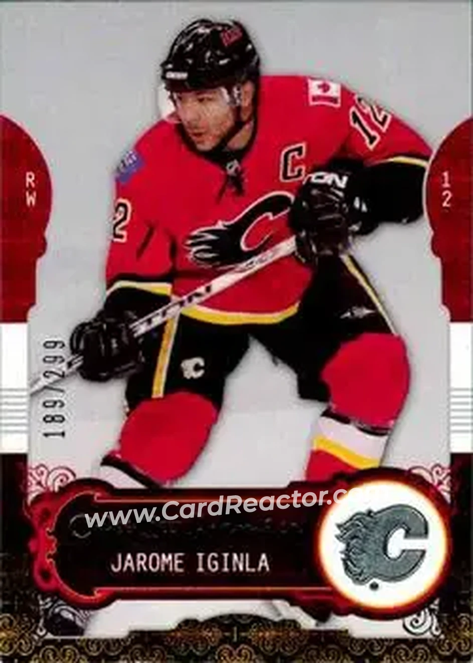 2008-09 O-Pee-Chee Premier #25 - Jarome Iginla - Calgary Flames - Front