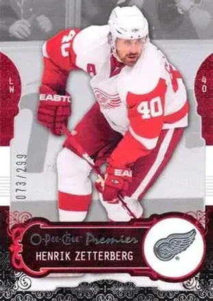 2008-09 O-Pee-Chee Premier #28 - Henrik Zetterberg - Detroit Red Wings