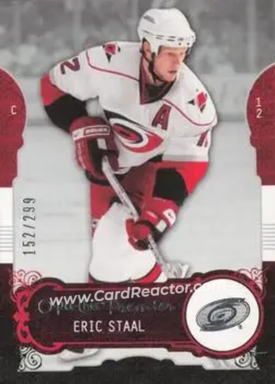 2008-09 O-Pee-Chee Premier #34 - Eric Staal - Carolina Hurricanes - Front