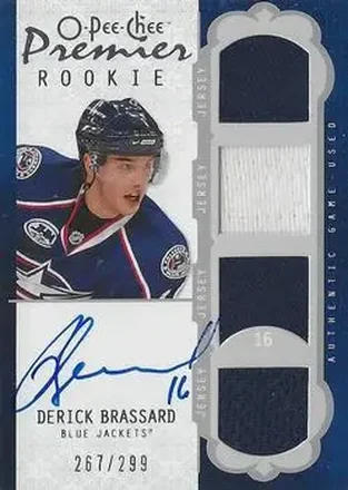 2008-09 O-Pee-Chee Premier #49 - Derick Brassard - Columbus Blue Jackets
