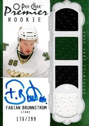 2008-09 O-Pee-Chee Premier #52 - Fabian Brunnstrom - Dallas Stars