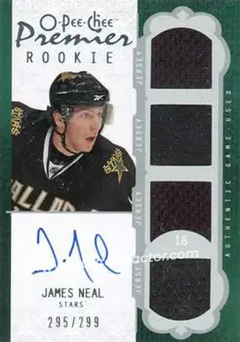 2008-09 O-Pee-Chee Premier #53 - James Neal - Dallas Stars - Front