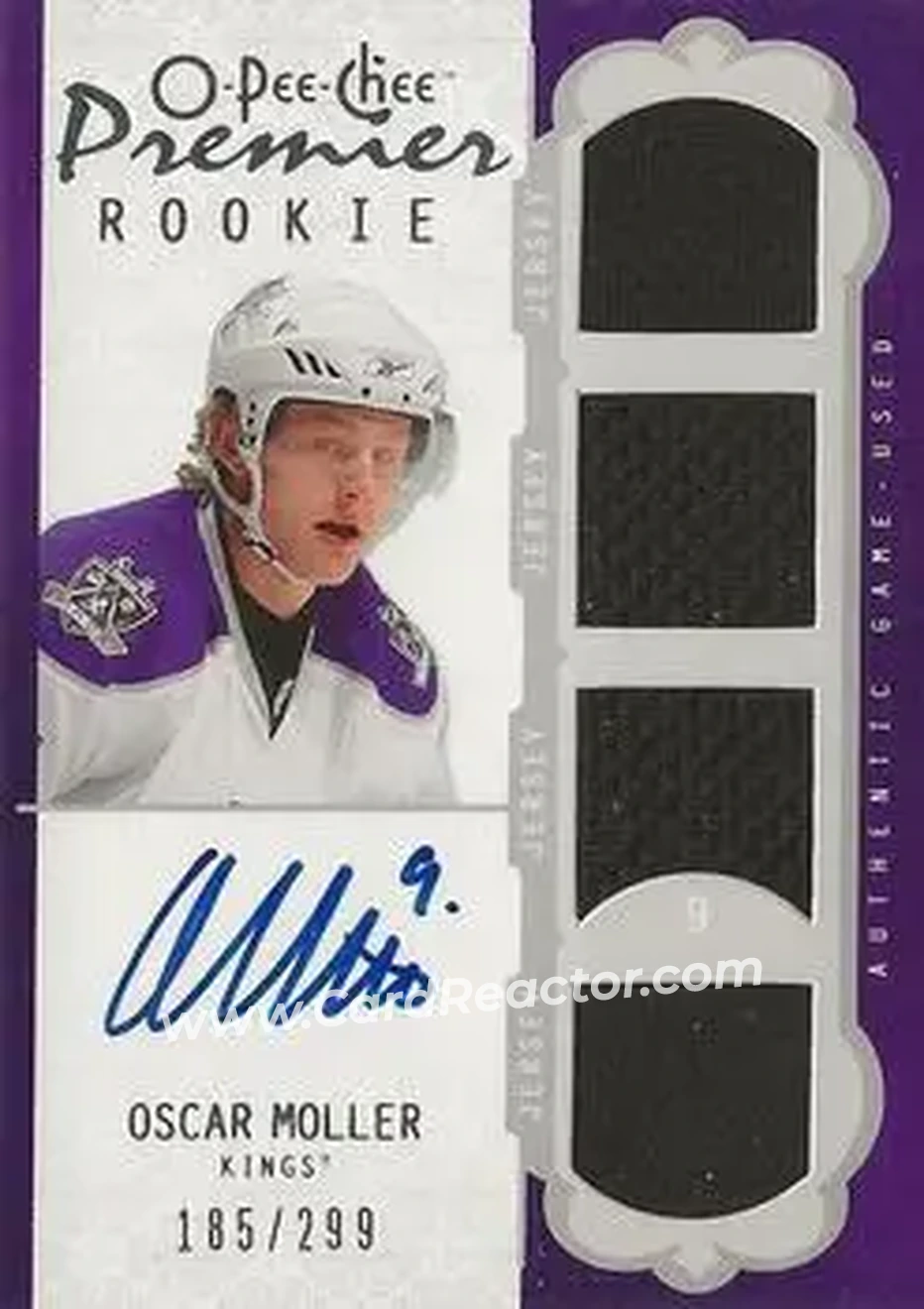2008-09 O-Pee-Chee Premier #60 - Oscar Moller - Los Angeles Kings