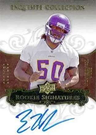 2008 Upper Deck Exquisite Collection #121 - Erin Henderson - Minnesota Vikings