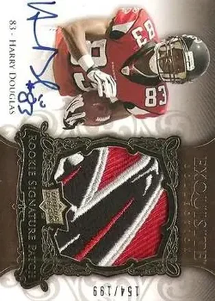 2008 Upper Deck Exquisite Collection #151 - Harry Douglas - Atlanta Falcons