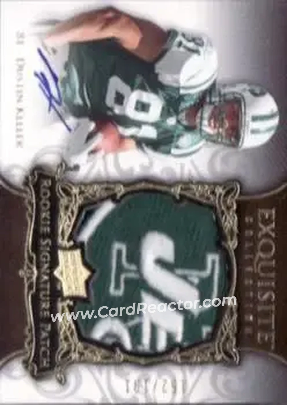 2008 Upper Deck Exquisite Collection #157 - Dustin Keller - New York Jets - Front