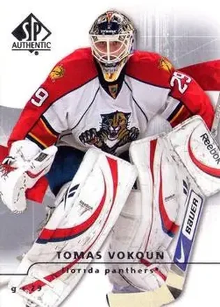 2008-09 SP Authentic #6 - Tomas Vokoun - Florida Panthers