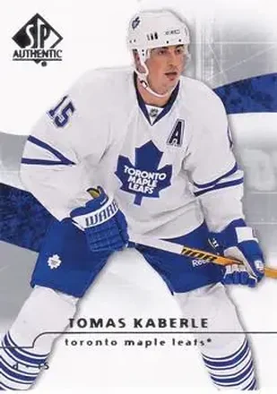 2008-09 SP Authentic #7 - Tomas Kaberle - Toronto Maple Leafs