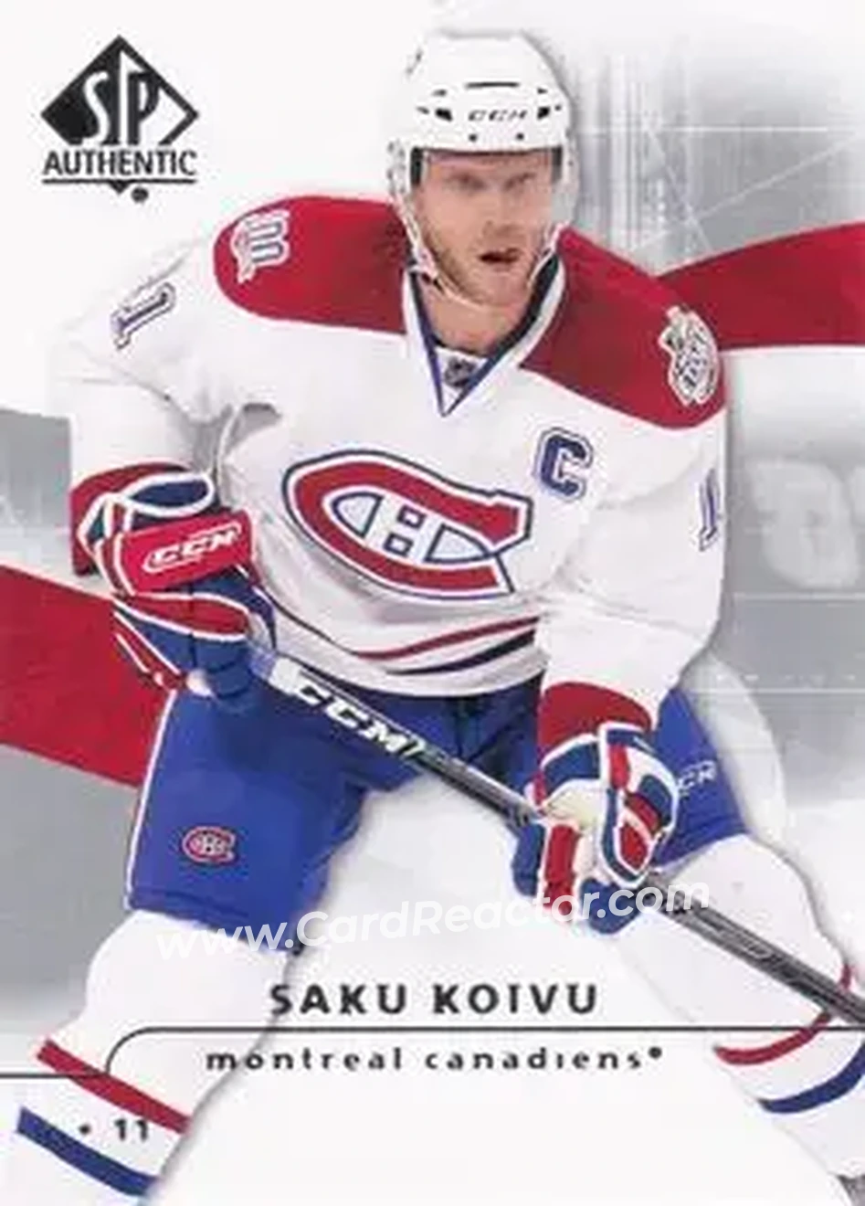 2008-09 SP Authentic #14 - Saku Koivu - Montreal Canadiens - Front