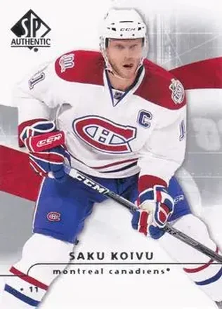 2008-09 SP Authentic #14 - Saku Koivu - Montreal Canadiens