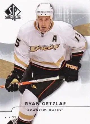 2008-09 SP Authentic #16 - Ryan Getzlaf - Anaheim Ducks