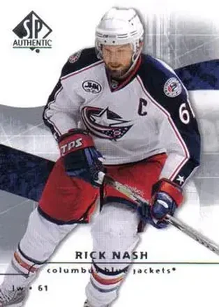 2008-09 SP Authentic #19 - Rick Nash - Columbus Blue Jackets