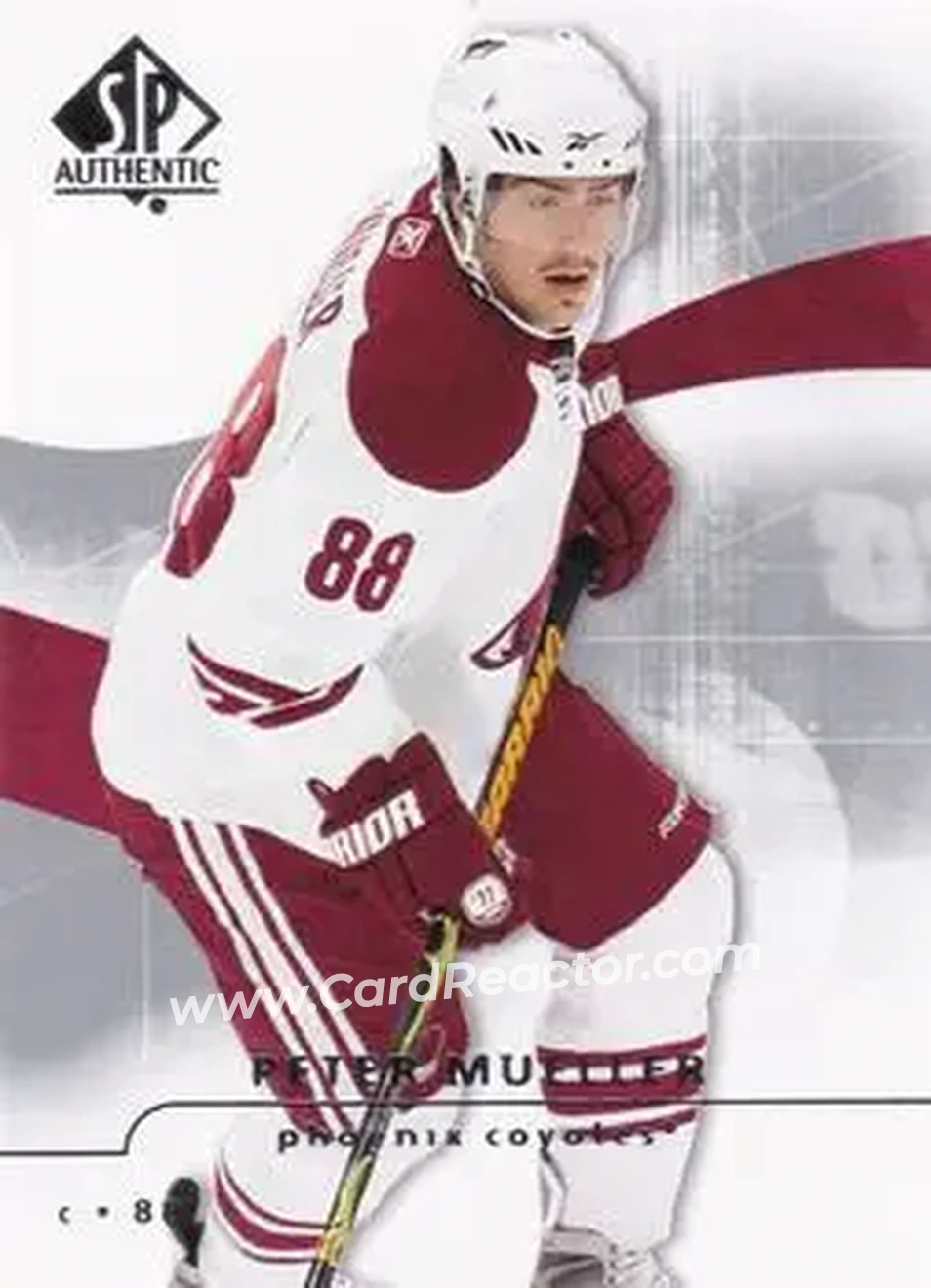 2008-09 SP Authentic #22 - Peter Mueller - Phoenix Coyotes - Front 2008-09 SP Authentic #22 - Peter Mueller - Phoenix Coyotes - Front