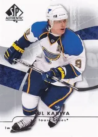 2008-09 SP Authentic #25 - Paul Kariya - St. Louis Blues