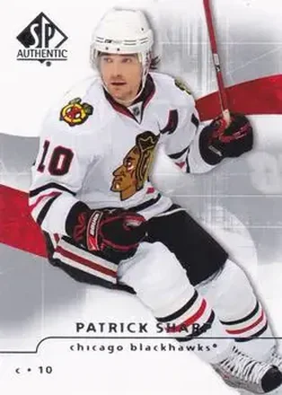 2008-09 SP Authentic #27 - Patrick Sharp - Chicago Blackhawks