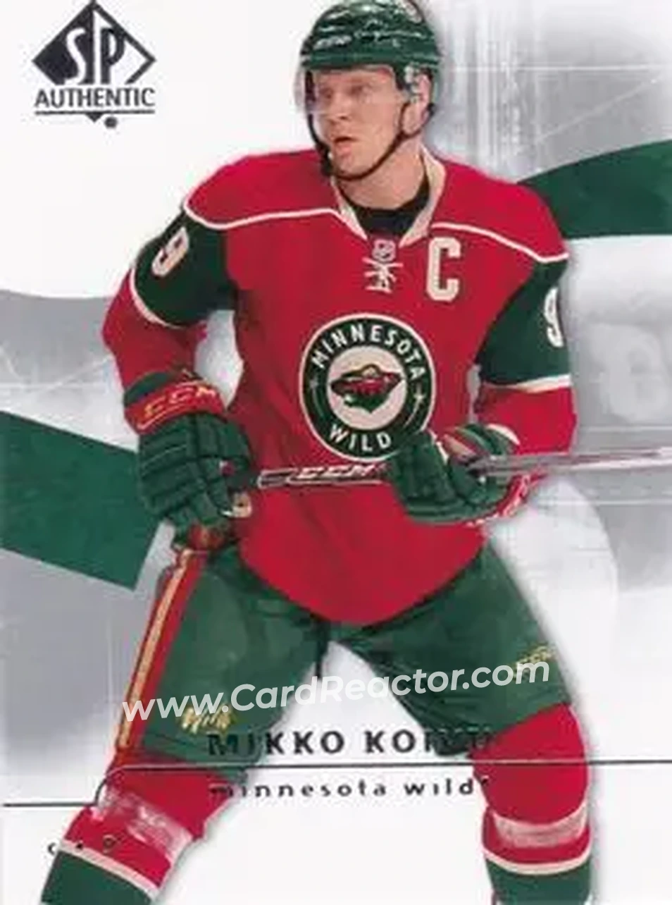 2008-09 SP Authentic #28 - Mikko Koivu - Minnesota Wild - Front 2008-09 SP Authentic #28 - Mikko Koivu - Minnesota Wild - Front