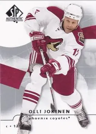 2008-09 SP Authentic #31 - Olli Jokinen - Phoenix Coyotes