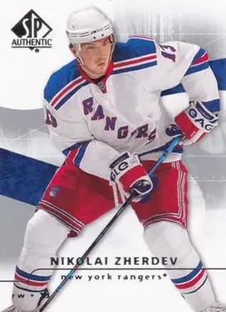 2008-09 SP Authentic #32 - Nikolai Zherdev - New York Rangers