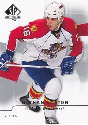 2008-09 SP Authentic #36 - Nathan Horton - Florida Panthers